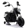 Mini Moto Elétrica Infantil Triciclo Motorizado Criança Harley-davidson - Branca - 1