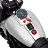 Mini Moto Elétrica Infantil Triciclo Motorizado Criança Harley-davidson - Branca - 4