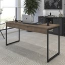 Ver imagem 6 de Mesa Para Escritorio Estilo Industrial 150x75 cm 133160 Castanho Mobel
