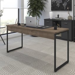 Mesa Para Escritorio Estilo Industrial 150x75 cm 133160 Castanho Mobel - 6 Mesa Para Escritorio Estilo Industrial 150x75 cm 133160 Castanho Mobel - 6