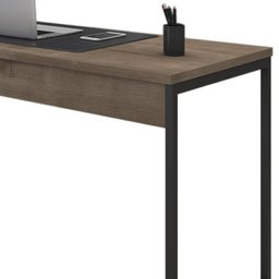 Mesa Para Escritorio Estilo Industrial 150x75 cm 133160 Castanho Mobel - 5 Mesa Para Escritorio Estilo Industrial 150x75 cm 133160 Castanho Mobel - 5