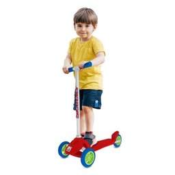 Patinete Infantil 3 Rodas Skatenet Fly Vermelho - Bandeirante - 3