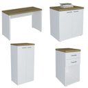 Ver imagem 2 de Conjunto Escritório Home Office Completo
