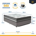Ver imagem 4 de Cama Box com Colchão Espuma D33 Pillow In Anjos Ortosleep Viúva 128cm