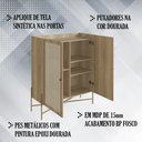 Ver mais imagens de Armario Cristaleira Bar Palhinha 28929 Linha Oslo Hanover Artesano