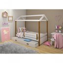 Ver imagem 1 de Cama Casa Eliz Branco Mel Solteiro E Cama Auxiliar