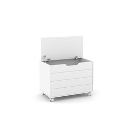Bau Toy Laqueado Branco Soft Matic - 2