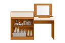Ver imagem 2 de Penteadeira Escrivaninha com Espelho Trend 1 Gaveta - Cinamomo Off White - Albatroz