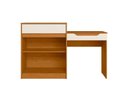 Ver imagem 5 de Penteadeira Escrivaninha com Espelho Trend 1 Gaveta - Cinamomo Off White - Albatroz
