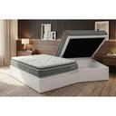 Ver imagem 2 de Cama Box Baú Queen + Colchão Molas Kappesberg Ensacadas Serene + Base Crc Courano White