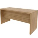 Ver mais imagens de Mesa para Escritório Reversível 155 Cm 3 Gavetas Amêndoa