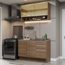Ver imagem 1 de Armário de Cozinha Compacta 120cm Rustic Glamy Madesa 02