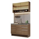 Ver imagem 3 de Armário de Cozinha Compacta 120cm Rustic Glamy Madesa 02