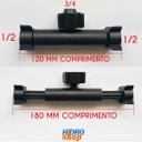 Ver imagem 2 de Tê Telescópio Misturador Lavatório 1/2 X 3/4 X 1/2 - 3300117