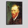 Quadro Reprodução Van Gogh Autorretrato 45x65 Moldura Preta - 1