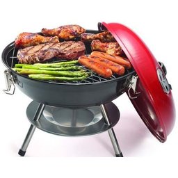 Churrasqueira portátil com tampa - 1