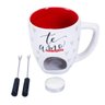 Caneca fondue - amor infinito - 1
