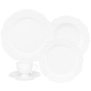 Ver imagem 1 de Aparelho de Jantar e Chá Oxford White, 20 Peças, Porcelana - W613-9801