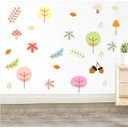 Ver imagem 1 de Adesivo de Parede Padrões Folhas Natureza colorida