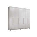 Ver mais imagens de Guarda Roupa 8 Portas e 4 Gavetas C- Pés Master New 8.4 Jatobá-areia - Santos Andirá