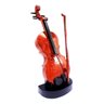 Mini Violino Musical Eletrônico Enfeite Decoração 8 Músicas - 1