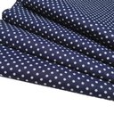 Ver imagem 3 de Kit 4 Guardanapos de Tecido Algodão Poá Azul Marinho 39cmx39cm