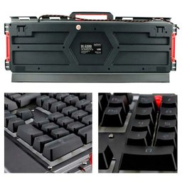 Kit Gamer Teclado e Mouse Semimecânico com Iluminação Led e Acabamento em Metal Exbom BK-G3000 - 3