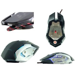 Kit Gamer Teclado e Mouse Semimecânico com Iluminação Led e Acabamento em Metal Exbom BK-G3000 - 4