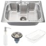 Cuba para Cozinha Gourmet Pia Aço Inox com Acessórios Carajás Pingoo.casa - 1