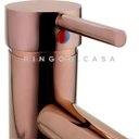 Ver imagem 3 de Torneira para banheiro cascata Misturador Monocomando Baixa Xingu Pingoo.casa - Dourado Rose