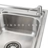 Cuba para cozinha gourmet pia dupla aço inox com acessórios Potiguara Pingoo.casa - 4