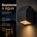 Ver imagem 5 de Kit 2 Arandelas sem Fio Solar LED Cube Ourolux 3000k IP65 Área Externa Jardim