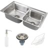 Cuba para cozinha gourmet pia dupla aço inox com acessórios Ticunas Pingoo.casa - 1