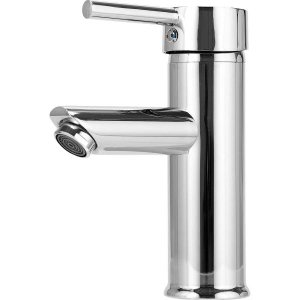 Torneira para banheiro cascata Misturador Monocomando Baixa Xingu Pingoo.casa - Cromado - Cromo - Pr