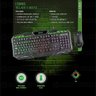 Combo Gamer 2 em 1 Teclado + Mouse USB ABNT2 26 Teclas Anti-Ghosting LED 7 Cores 3200DPI GTC01 XZone - 3