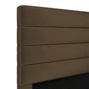Ver imagem 5 de Cabeceira Atlas 160 para Cama Queen N-029 Veludo Capuccino Aradecor
