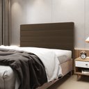 Ver imagem 1 de Cabeceira Atlas 160 para Cama Queen N-029 Veludo Capuccino Aradecor