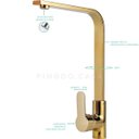Ver imagem 5 de Torneira para cozinha gourmet Misturador Monocomando Tapajós Pingoo.casa - Dourado