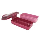 Ver imagem 5 de Conjunto Bolsa Térmica C- Bolsos e Pote de Marmita, Garrafa 430 Ml e Porta Talheres Vinho