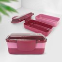 Ver imagem 2 de Conjunto Bolsa Térmica C- Bolsos e Pote de Marmita, Garrafa 430 Ml e Porta Talheres Vinho