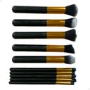 Ver imagem 2 de Kit Completo 10 Pincéis Kabuki Profissionais para Maquiagem Lorben com Estojo