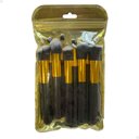 Ver imagem 3 de Kit Completo 10 Pincéis Kabuki Profissionais para Maquiagem Lorben com Estojo