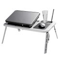 Ver imagem 2 de Mesa Dobrável e Ajustável com 2 Cooler para Notebook com Suporte a Copo