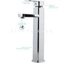 Ver imagem 5 de Torneira para banheiro Misturador Monocomando Alta Madeira Pingoo.casa - Cromado