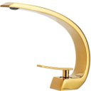 Ver imagem 1 de Torneira para banheiro Misturador Monocomando baixa Itapecuru Pingoo.casa - Dourado