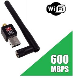 Adaptador Antena Wifi USB Wireless N - Pc Notebook Computador 600 Mbps - 2