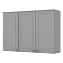 Ver imagem 1 de Armário Aéreo 3 Portas 120 Cm Americana Cinza – Henn