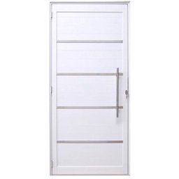 PORTA LAMBRIL 2,10 X 0,90 COM FRISO E PUXADOR DIREITA - 1