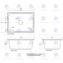 Ver imagem 7 de Cuba para cozinha gourmet com acessórios Guarani e Torneira misturador monocomando inox Tocantins