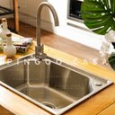 Ver imagem 2 de Cuba para cozinha gourmet com acessórios Guarani e Torneira misturador monocomando inox Tocantins